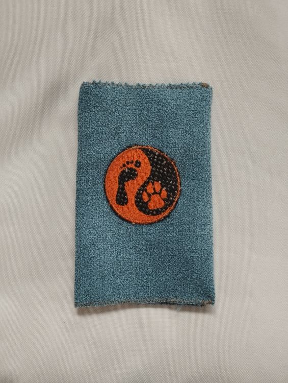 Látkový obal na pas - modrý