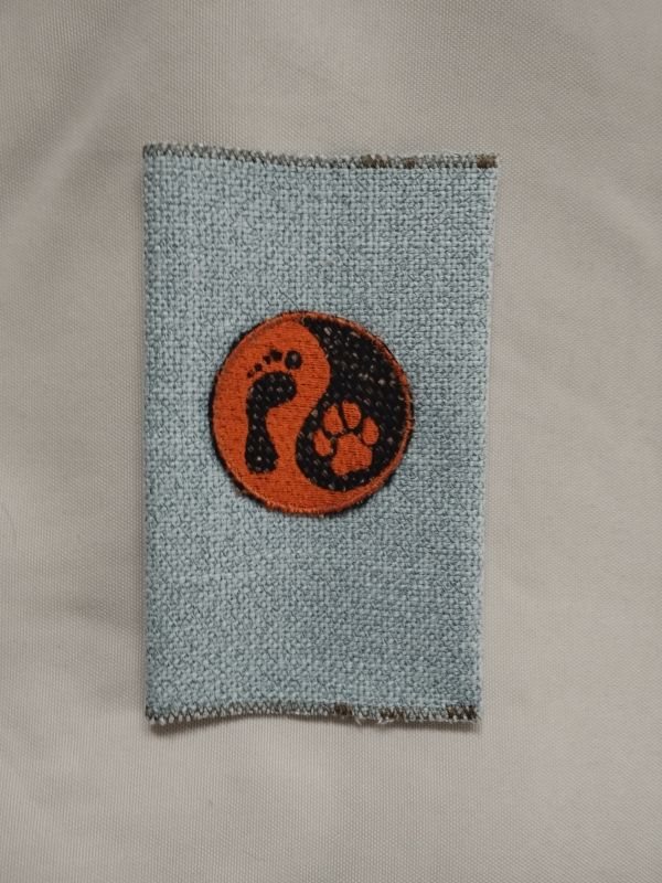 Látkový obal na pas - světle modrý