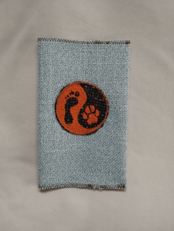 Látkový obal na pas - světle modrý