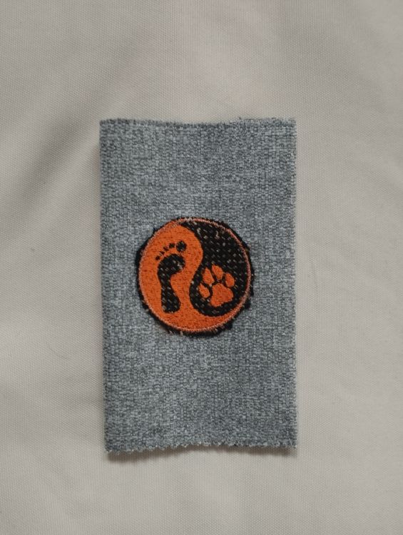 Látkový obal na pas - světle šedý