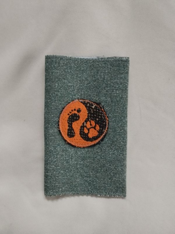 Látkový obal na pas - šedý