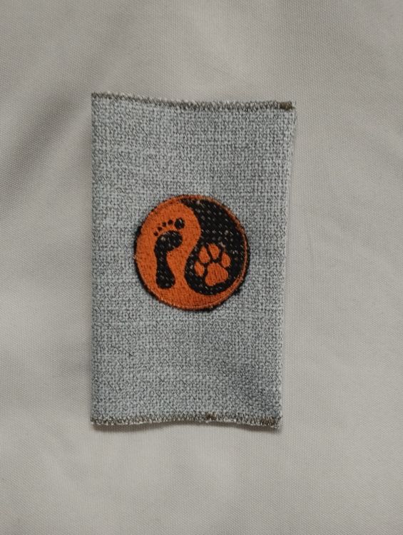 Látkový obal na pas - světle šedý