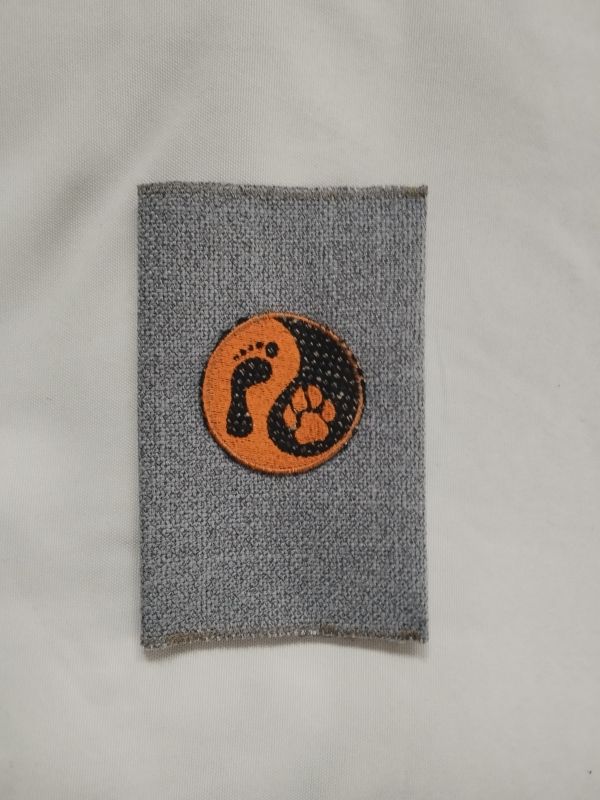 Látkový obal na pas - šedý