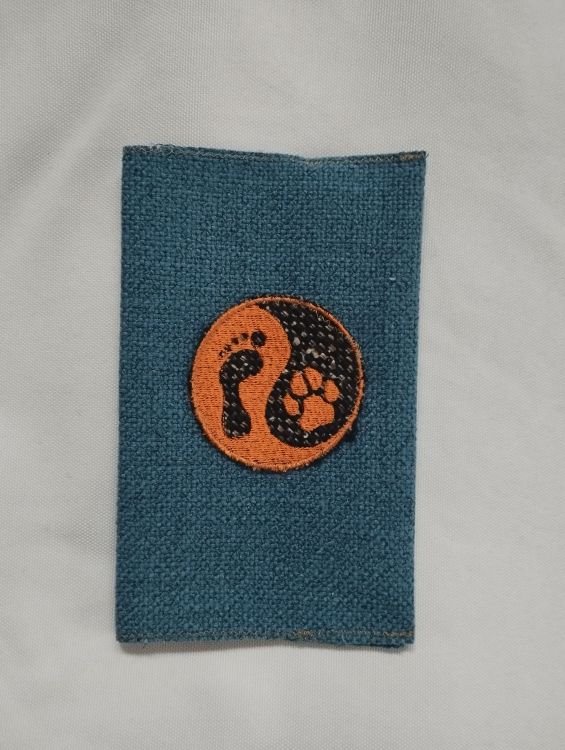 Látkový obal na pas - modrý