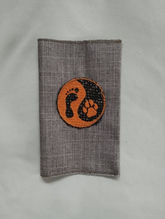 Látkový obal na pas - hnědý