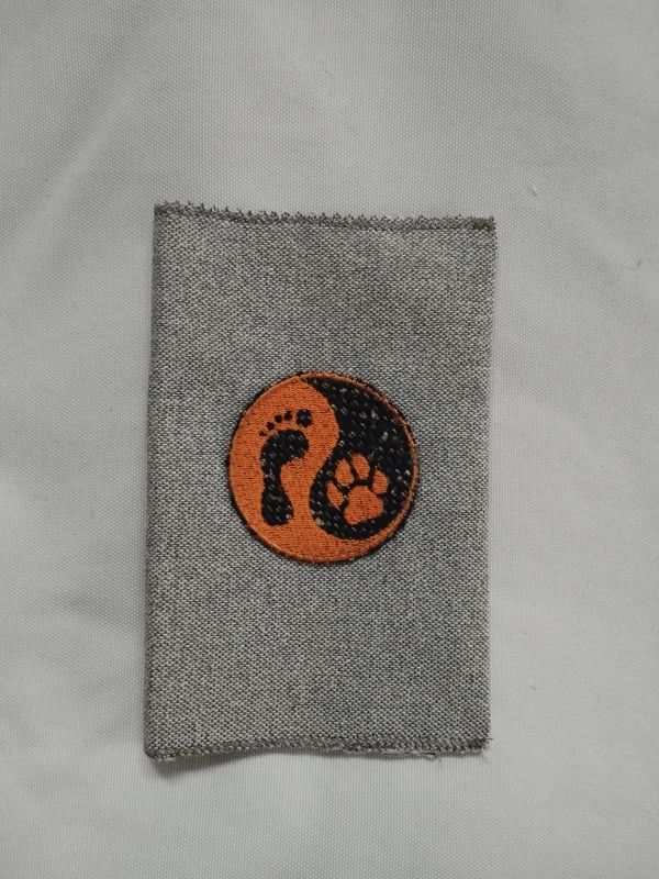 Látkový obal na pas - šedý