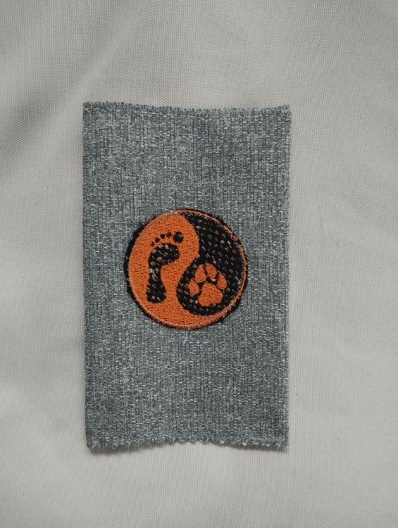 Látkový obal na pas - šedý