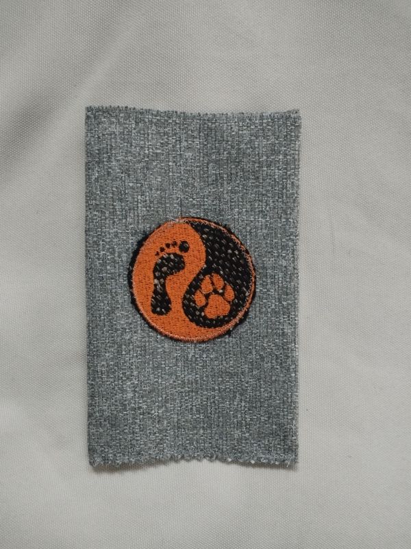 Látkový obal na pas - šedý