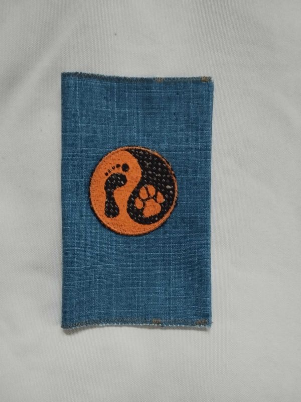 Látkový obal na pas - modrý