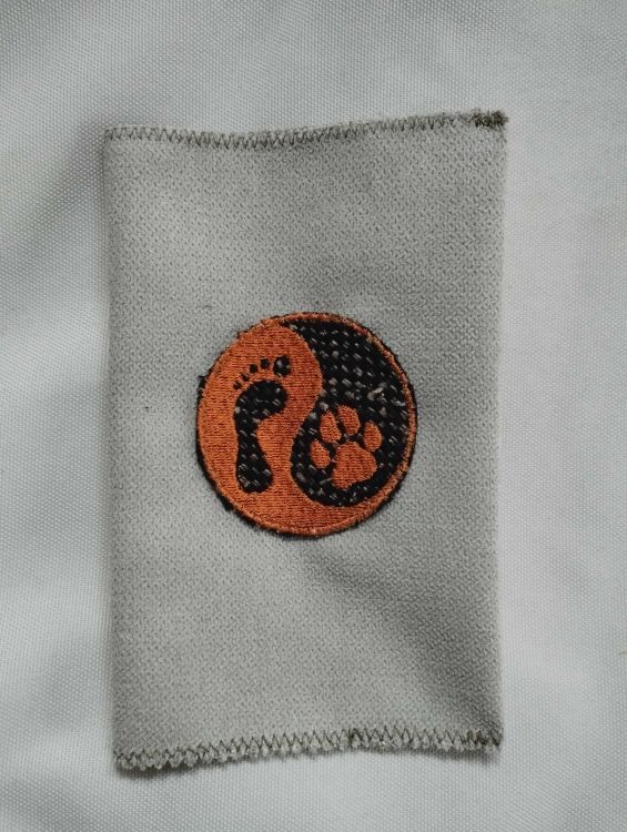 Látkový obal na pas - světle šedý