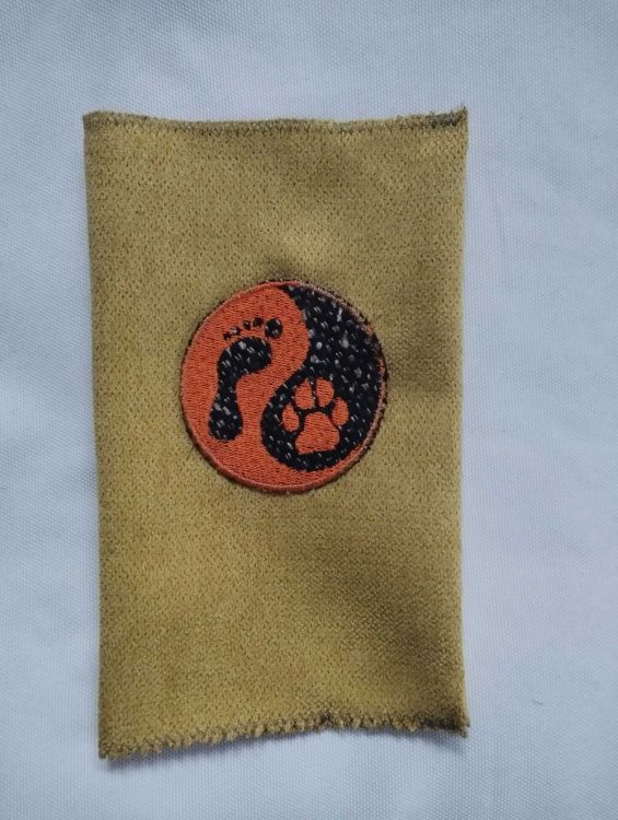 Látkový obal na pas - žlutý