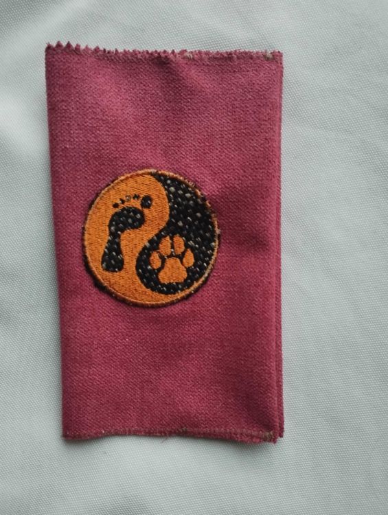 Látkový obal na pas - červený