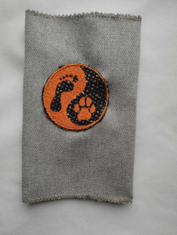 Látkový obal na pas - šedý