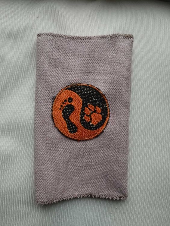 Látkový obal na pas - světle hnědý