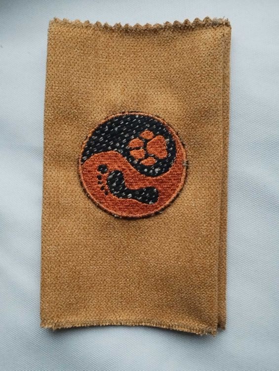 Látkový obal na pas - žlutý