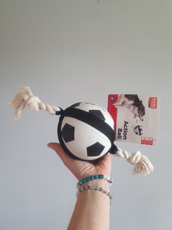 Karlie ActionBall balon s přetahovadlem - malý