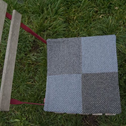 Handmade podsedák z recyklovaného materiálu