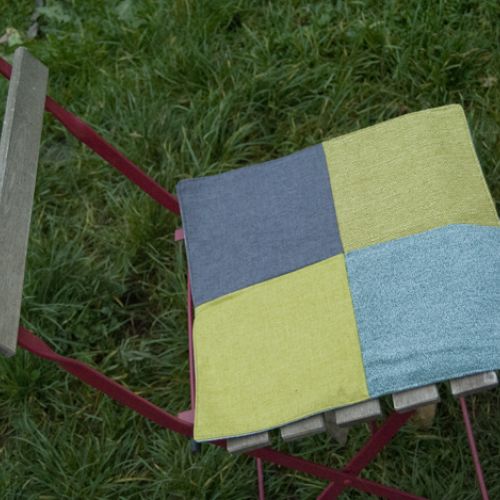 Handmade podsedák z recyklovaného materiálu