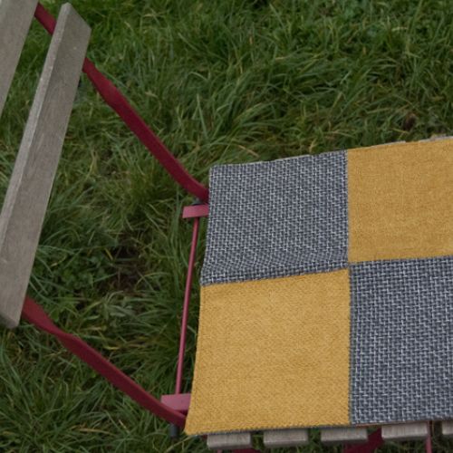 Handmade podsedák z recyklovaného materiálu