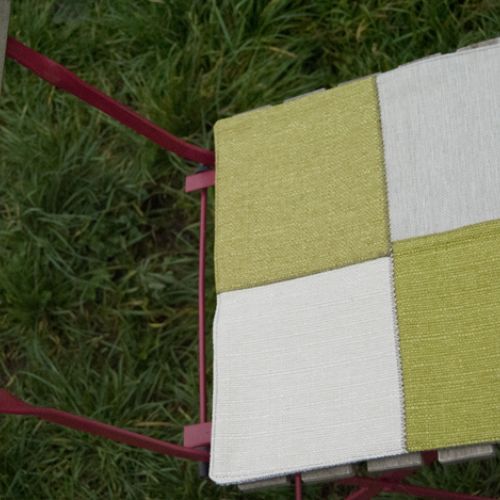 Handmade podsedák z recyklovaného materiálu