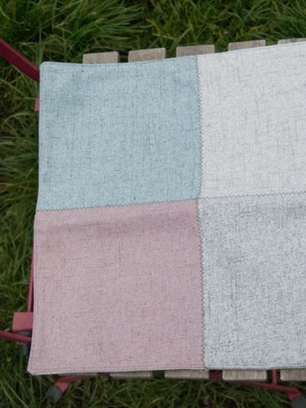 Handmade podsedák z recyklovaného materiálu