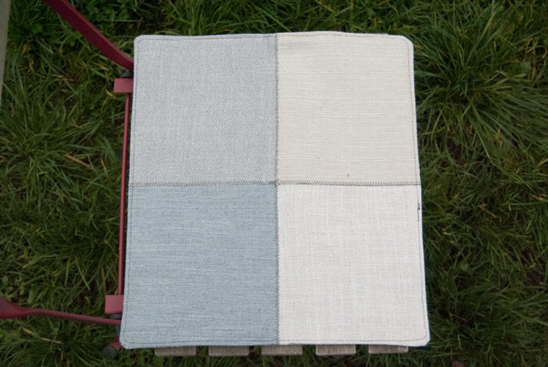 Handmade podsedák z recyklovaného materiálu