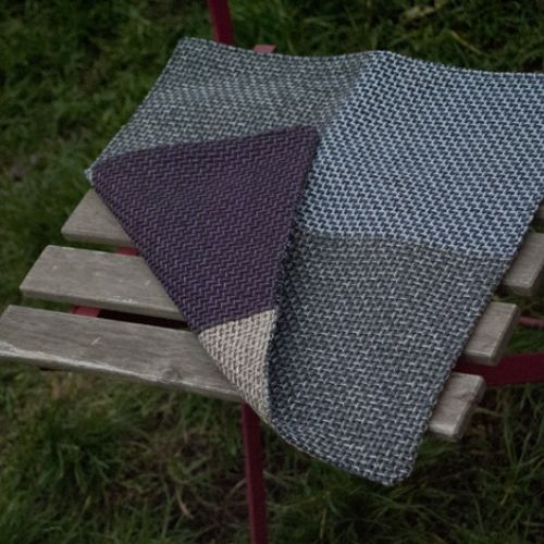 Handmade podsedák z recyklovaného materiálu