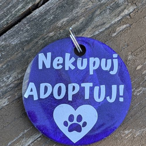 Přívěsek NEKUPUJ ADOPTUJ
