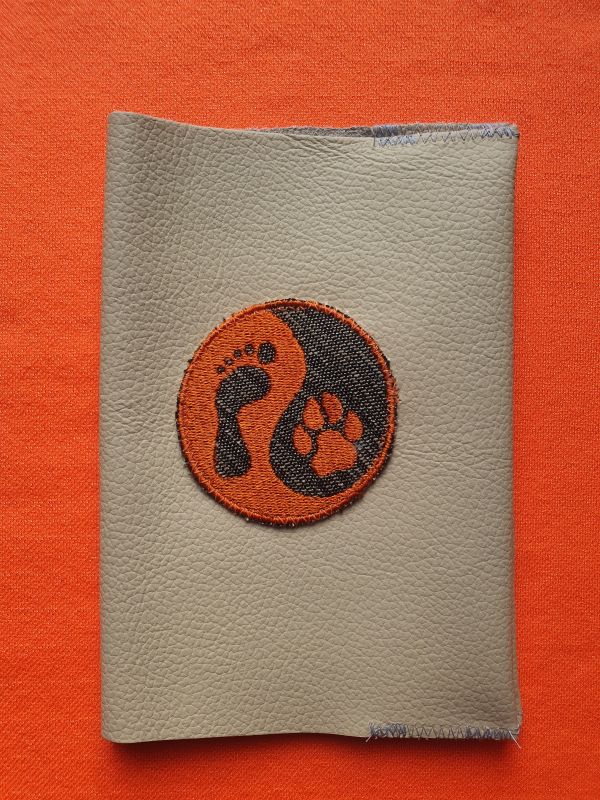 Koženkový obal na pas - hnědý