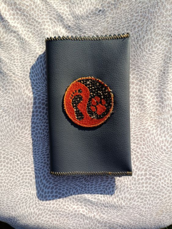 Kožený obal na pas