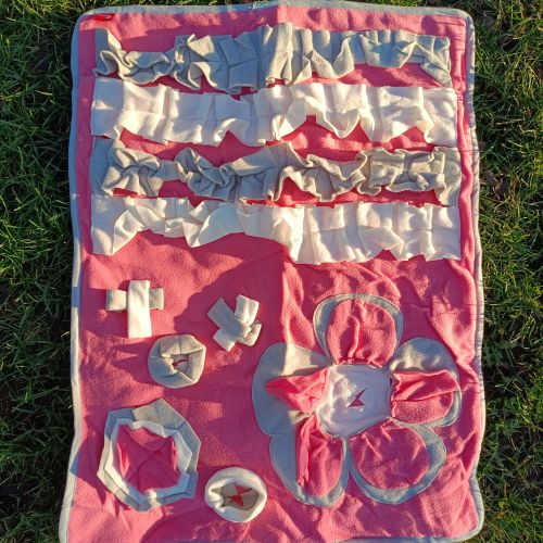 Čmuchací dečka pro psy -  růžová