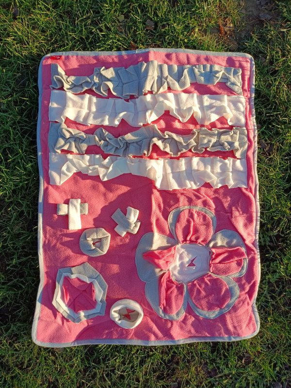 Čmuchací dečka pro psy -  růžová