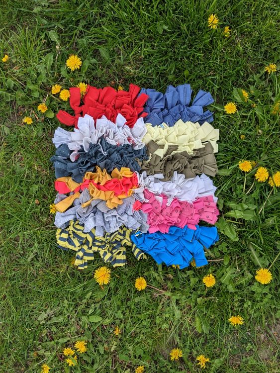 Handmade čmuchací kobereček čtverec