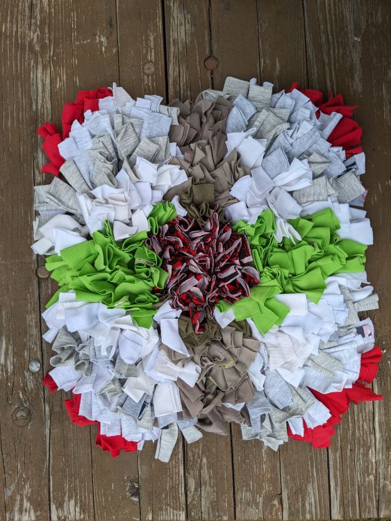 Handmade čmuchací kobereček čtverec