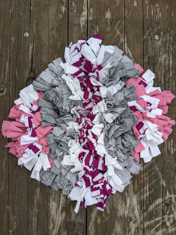 Handmade čmuchací kobereček čtverec