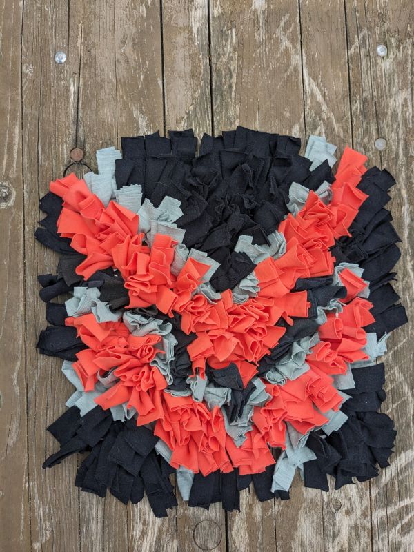 Handmade čmuchací kobereček čtverec