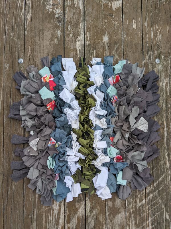 Handmade čmuchací kobereček čtverec