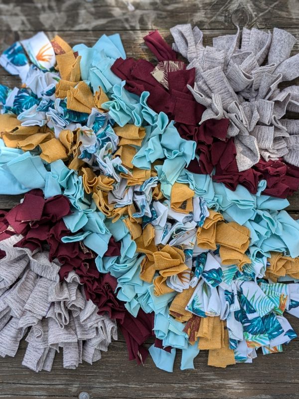 Handmade čmuchací kobereček čtverec