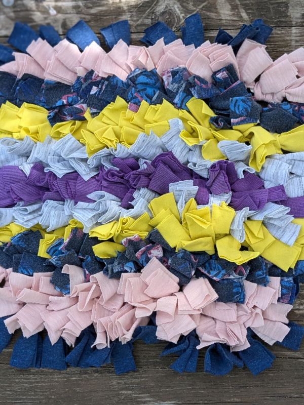 Handmade čmuchací kobereček čtverec