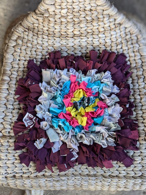 Handmade čmuchací kobereček čtverec