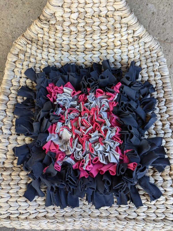 Handmade čmuchací kobereček čtverec