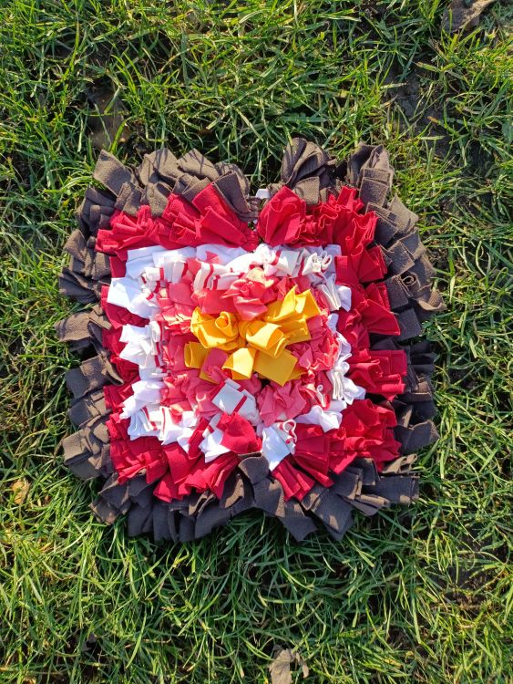 Handmade čmuchací kobereček čtverec