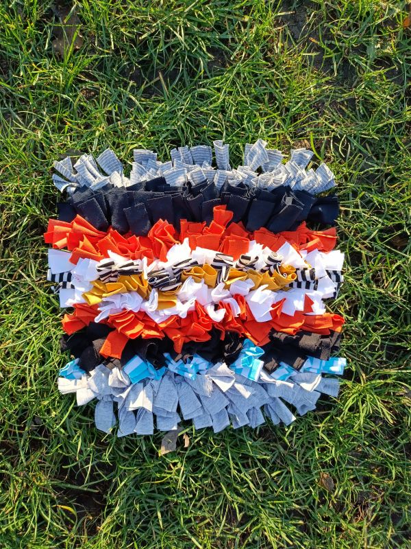 Handmade čmuchací kobereček čtverec