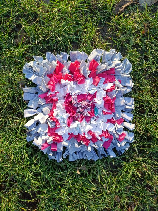 Handmade čmuchací kobereček čtverec