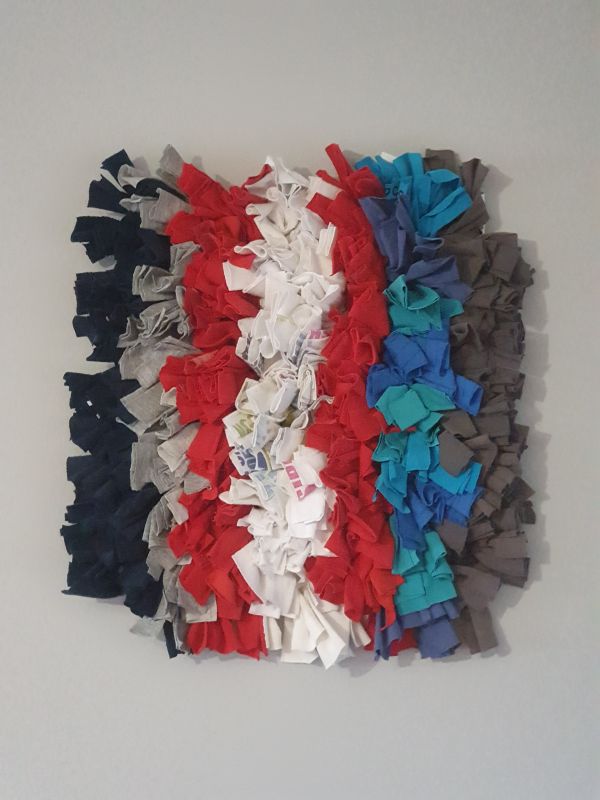 Handmade čmuchací kobereček čtverec