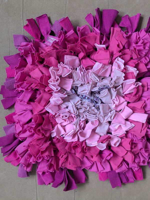 Handmade čmuchací kobereček čtverec