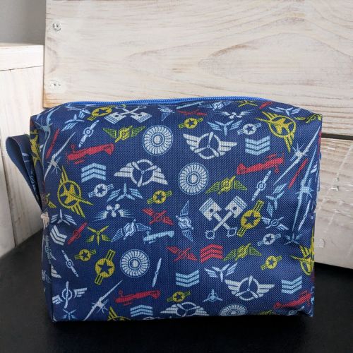 Ručně šitá kosmetická taštička s obrázky