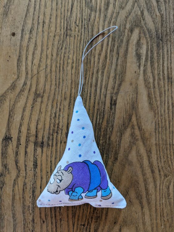 Levandulový polštářek - hrošíci