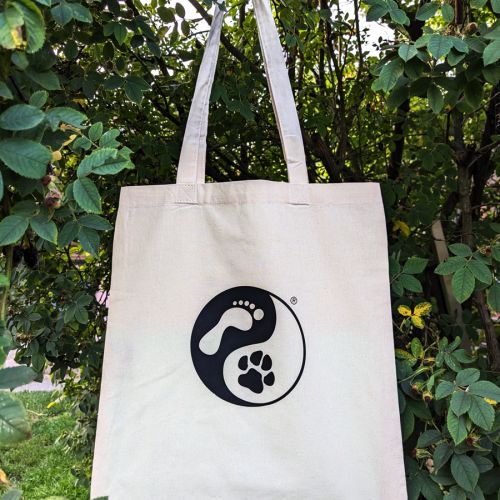 Plátěnka Psí jin jang