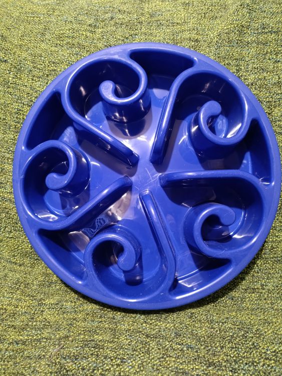 Zpomalovací miska modrá